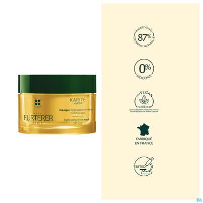 Furterer Shea-butter Hydra Feuchtigkeitsspendende Maske 200ml, A-Nr.: 5439574 - 08