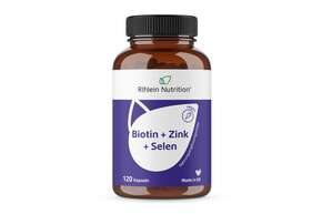 R(h)ein Nutrition Biotin+Zink+Selen für Haut, Haare &amp;amp; Nägel Kapseln hochdosiert, A-Nr.: 5987146 - 01