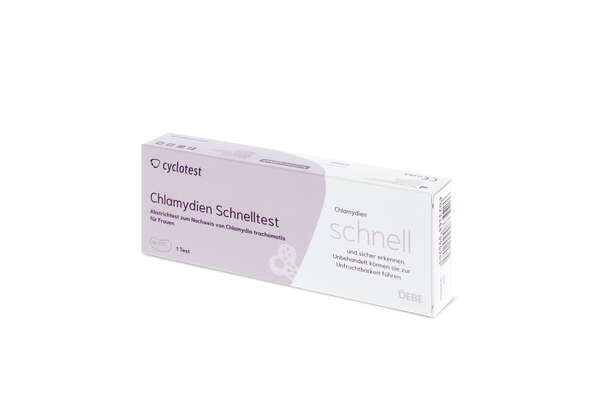 Sie sehen eine Packung cyclotest Chlamydien Schnelltest, Produktbild: 01 cyclotest Chlamydien Schnelltest, A-Nr.: 5169910 - 01