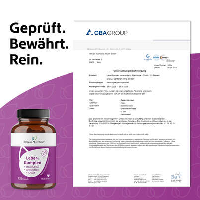 R(h)ein Nutrition Leber-Komplex Mariendistel + Artischocke Kapseln hochdosiert, A-Nr.: 5987181 - 07