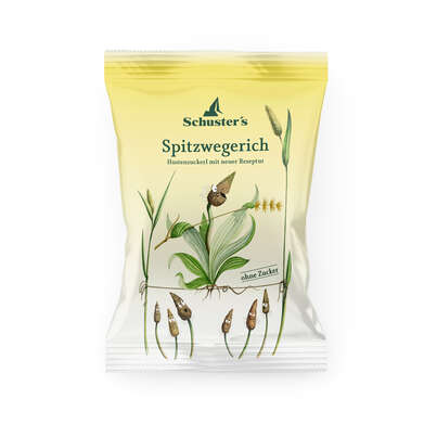 Schuster’s Spitzwegerich Bonbons zuckerfrei, A-Nr.: 2189160 - 01