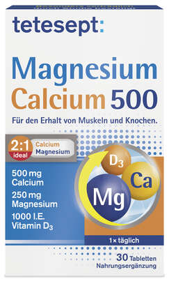 tetsept Magnesium + Calcium 500 + D3, A-Nr.: 4249601 - 01