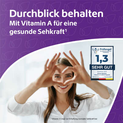 Sie sehen eine Packung R(h)ein Nutrition Vitamin A 10.000 I. E. Kapseln hochdosiert vegan, Produktbild: 02 R(h)ein Nutrition Vitamin A 10.000 I. E. Kapseln hochdosiert vegan, A-Nr.: 5987229 - 02