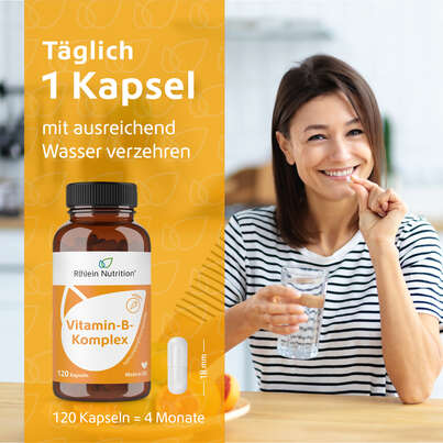 R(h)ein Nutrition Vitamin-B-Komplex Kapseln hochdosiert, A-Nr.: 5987235 - 04