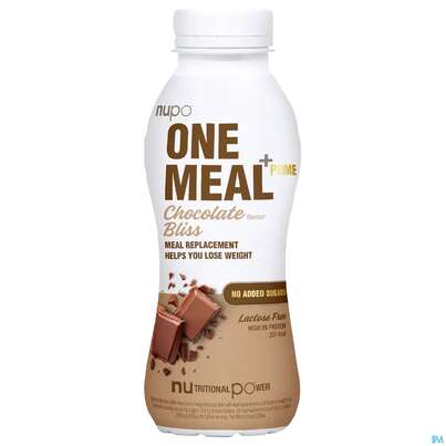 Sie sehen eine Packung Nupo Lebenswert Onemeal/shake Choco 330ml, Produktbild: 02 Nupo Lebenswert Onemeal/shake Choco 330ml, A-Nr.: 5738986 - 02