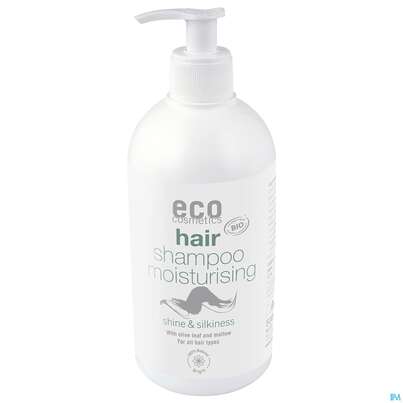 Sie sehen eine Packung Shampoon Eco Cosmetics Haarpflege Bio Olivenbl+malve 500ml, Produktbild: 01 Shampoon Eco Cosmetics Haarpflege Bio Olivenbl+malve 500ml, A-Nr.: 5584218 - 01
