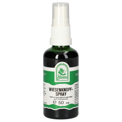 Sie sehen eine Packung WIESENKNOPF SPRAY 50 ML, Produktbild: 01 WIESENKNOPF SPRAY 50 ML, A-Nr.: 4566247 - 01