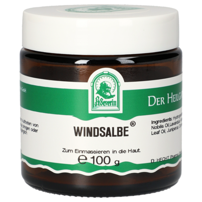 Sie sehen eine Packung WINDSALBE 100 G, Produktbild: 01 WINDSALBE 100 G, A-Nr.: 4854472 - 01