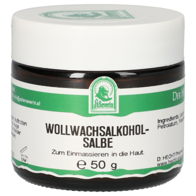 Sie sehen eine Packung WOLLWACHSALKOHOLSALBE 50 G, Produktbild: 01 WOLLWACHSALKOHOLSALBE 50 G, A-Nr.: 5650783 - 01