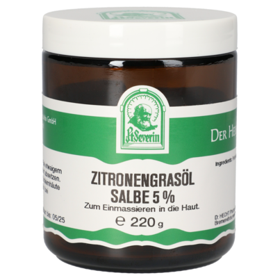 ZITRONENGRASOEL 5% SALBE 220 G, A-Nr.: 5677138 - 01