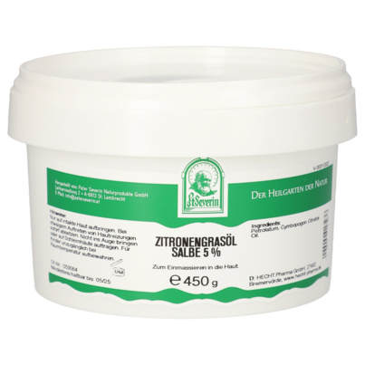 ZITRONENGRASOEL 5% SALBE 450 G, A-Nr.: 5677144 - 01