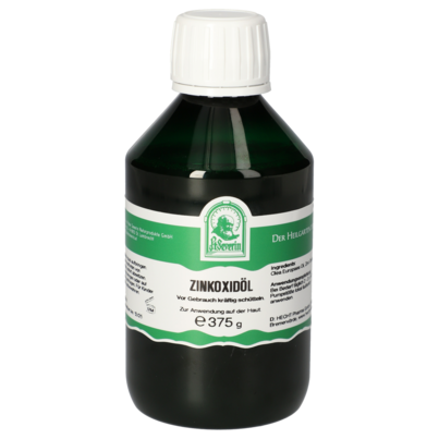Sie sehen eine Packung ZINKOXIDOEL 375 G, Produktbild: 01 ZINKOXIDOEL 375 G, A-Nr.: 5724949 - 01