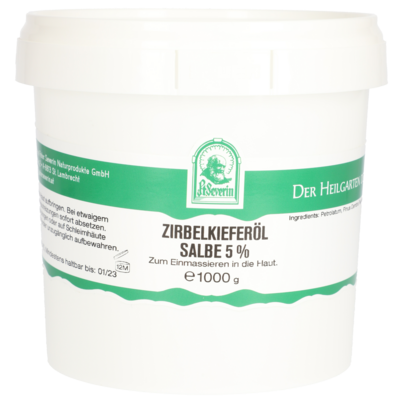 ZIRBELKIEFEROEL SALBE 5% 1000 G, A-Nr.: 5802916 - 01