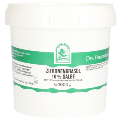 ZITRONENGRASOEL 10% SALBE 1000 G, A-Nr.: 5802951 - 01