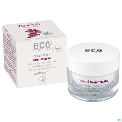 Sie sehen eine Packung Eco Cosmetics Revital Linie Revital Crememaske 50ml, Produktbild: 02 Eco Cosmetics Revital Linie Revital Crememaske 50ml, A-Nr.: 5774812 - 02