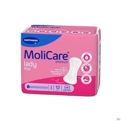Inkontinenz Molicare Premium/lady Pad Tropfen 1 P12 12st, A-Nr.: 5933972 - 04