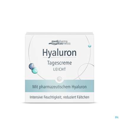 Sie sehen eine Packung Hyaluron Tagespflege Legere Tg 50ml, Produktbild: 03 Hyaluron Tagespflege Legere Tg 50ml, A-Nr.: 4914731 - 03