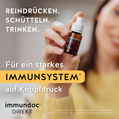 Sie sehen eine Packung immundoc® DIREKT Trinkfläschchen, Produktbild: 04 immundoc® DIREKT Trinkfläschchen, A-Nr.: 3896020 - 04
