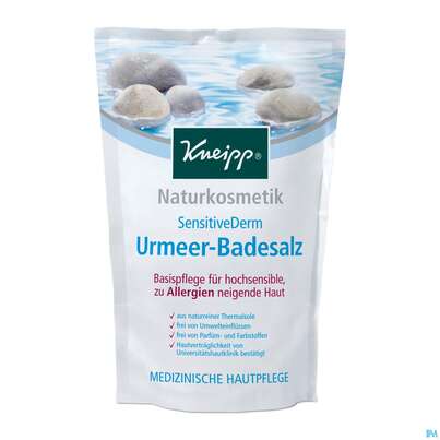 Sie sehen eine Packung Kneipp Badesalz Urmeer 500g, Produktbild: 01 Kneipp Badesalz Urmeer 500g, A-Nr.: 3171682 - 01