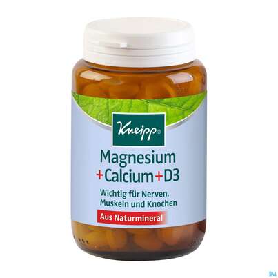 Sie sehen eine Packung Magnesium +calcium Tabl Kneipp 150st, Produktbild: 06 Magnesium +calcium Tabl Kneipp 150st, A-Nr.: 2280038 - 06