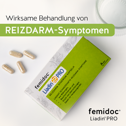 femidoc® Liadin® PRO Reizdarm-Syndrom Kapseln, A-Nr.: 5841425 - 02