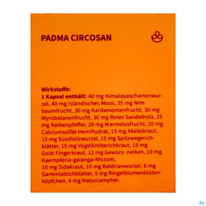 Sie sehen eine Packung Padma Circosan Kapseln 200st, Produktbild: 05 Padma Circosan Kapseln 200st, A-Nr.: 3780889 - 05