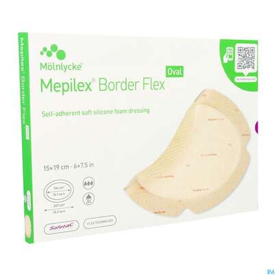 Wundverband Mepilex Border Flex 15x19cm 5st, A-Nr.: 4252299 - 02