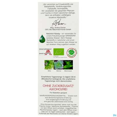 Sie sehen eine Packung Birken Brennessel Elixier Kraeuterfit Alkoholfrei Bio Kraeuter Fruechte 330ml, Produktbild: 06 Birken Brennessel Elixier Kraeuterfit Alkoholfrei Bio Kraeuter Fruechte 330ml, A-Nr.: 3961728 - 06