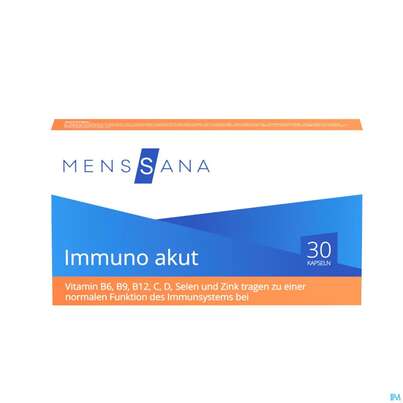 Immuno Kapseln Menssana Akut 30st, A-Nr.: 3484406 - 02