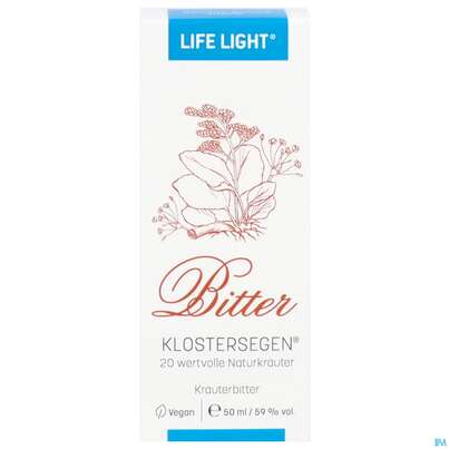 Sie sehen eine Packung Life Light Klosterseg.kräuterkon 50ml, Produktbild: 01 Life Light Klosterseg.kräuterkon 50ml, A-Nr.: 5884736 - 01