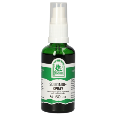 Sie sehen eine Packung SOLIDAGO SPRAY 50 ML, Produktbild: 01 SOLIDAGO SPRAY 50 ML, A-Nr.: 4444923 - 01