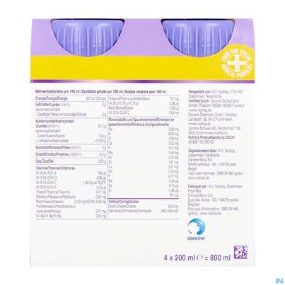 Fortimel/jucy Plus Fluessig 200ml Birne Holunder 4st, A-Nr.: 5808528 - 03