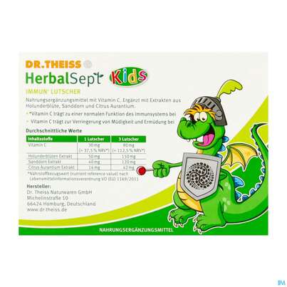 Immun Lutscher Kids -dr.theiss Herbalsept 6st, A-Nr.: 5947862 - 03