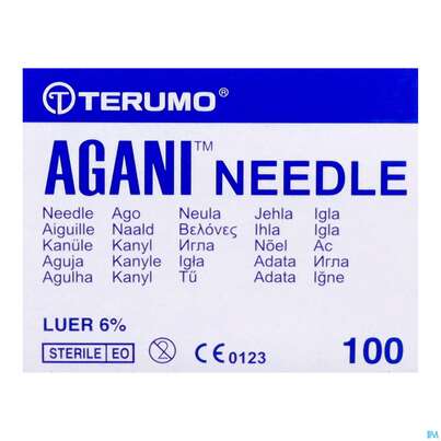 Sie sehen eine Packung Injektionsspritzen U.zubeh. Einmalkanuelen Terumo+luer-ansatz Gr 20 19x,40mm 100st, Produktbild: 08 Injektionsspritzen U.zubeh. Einmalkanuelen Terumo+luer-ansatz Gr 20 19x,40mm 100st, A-Nr.: 4356136 - 08