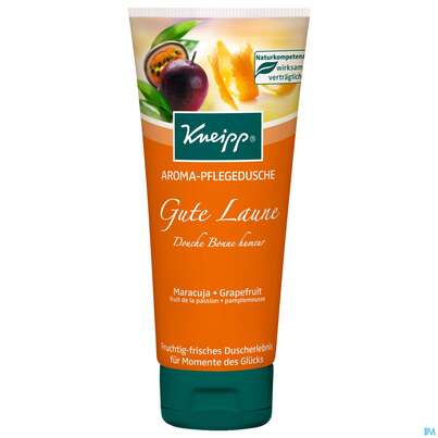 Sie sehen eine Packung Kneipp Aroma/pflegedusche Gute Laune 200ml, Produktbild: 01 Kneipp Aroma/pflegedusche Gute Laune 200ml, A-Nr.: 4120273 - 01