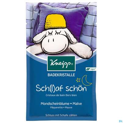 Sie sehen eine Packung Kneipp Badekristalle Sch(l)af Schoen 60g, Produktbild: 02 Kneipp Badekristalle Sch(l)af Schoen 60g, A-Nr.: 4768258 - 02