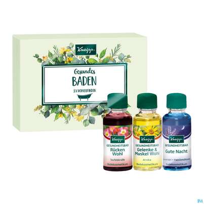Sie sehen eine Packung Kneipp Geschenkpackung Gesundes Baden 3x20m 1pk, Produktbild: 02 Kneipp Geschenkpackung Gesundes Baden 3x20m 1pk, A-Nr.: 4562315 - 02