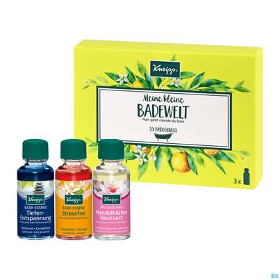 Sie sehen eine Packung Kneipp Geschenkpackung Meine Kleine Badewelt 3x 20ml 91530 1pk, Produktbild: 04 Kneipp Geschenkpackung Meine Kleine Badewelt 3x 20ml 91530 1pk, A-Nr.: 4899701 - 04