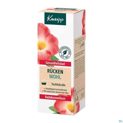 Sie sehen eine Packung Kneipp Gesundheitsbad Rueckenwohl 100ml, Produktbild: 01 Kneipp Gesundheitsbad Rueckenwohl 100ml, A-Nr.: 3477352 - 01