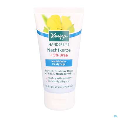 Sie sehen eine Packung Kneipp Handcreme Nachtkerze +5% Urea 50ml, Produktbild: 06 Kneipp Handcreme Nachtkerze +5% Urea 50ml, A-Nr.: 3884353 - 06