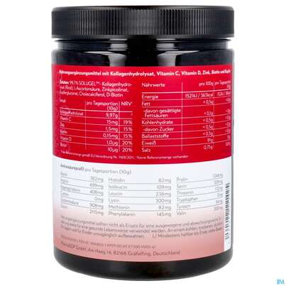 Sie sehen eine Packung Kollagen Peptide/puresgp 300g, Produktbild: 04 Kollagen Peptide/puresgp 300g, A-Nr.: 5942652 - 04