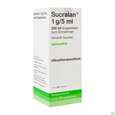 Sie sehen eine Packung Sucralan Orale Susp 1g/5ml 250ml, Produktbild: 02 Sucralan Orale Susp 1g/5ml 250ml, A-Nr.: 1286441 - 02