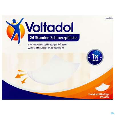 Voltadol 24h Schmerzpflaster Wirkstoffhaltig 140mg 2st, A-Nr.: 5534953 - 01
