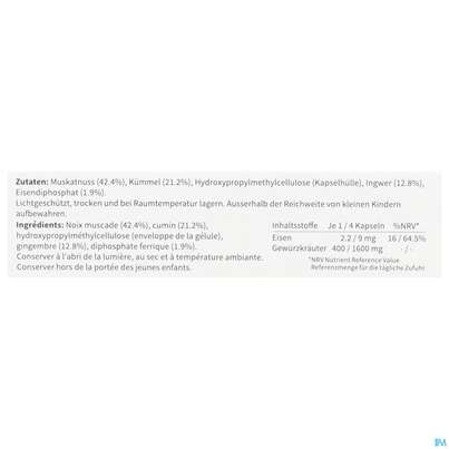 Sie sehen eine Packung Padma Kapseln Cogniben Konzentration 60st, Produktbild: 05 Padma Kapseln Cogniben Konzentration 60st, A-Nr.: 5664466 - 05