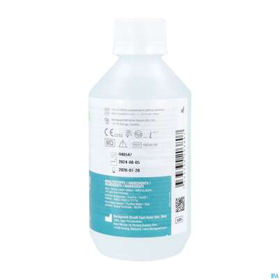 Sie sehen eine Packung Bactiguard Hydrocyn Aqua Solution Hw34e 250ml, Produktbild: 03 Bactiguard Hydrocyn Aqua Solution Hw34e 250ml, A-Nr.: 5824013 - 03