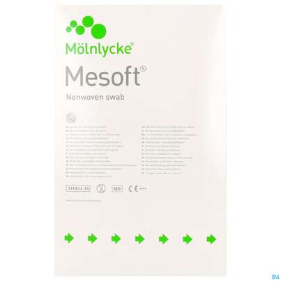 Vlieskompressen Mesoft/set Steril 10x 20cm 4 Fach 120st (60x2), A-Nr.: 1652360 - 06