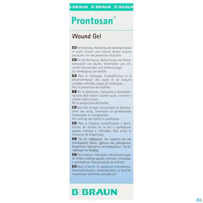 Sie sehen eine Packung Prontosan Wundreinigungsgel Bra 30ml, Produktbild: 07 Prontosan Wundreinigungsgel Bra 30ml, A-Nr.: 3035743 - 07
