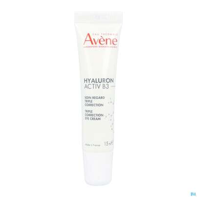 Sie sehen eine Packung Avene Hyaluron Activ B3 Augencreme 15ml, Produktbild: 15 Avene Hyaluron Activ B3 Augencreme 15ml, A-Nr.: 5693410 - 15