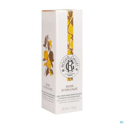Sie sehen eine Packung Roger&gallet Bois D'orange Duftendes Wohlfühl-wasser 30ml, Produktbild: 07 Roger&gallet Bois D'orange Duftendes Wohlfühl-wasser 30ml, A-Nr.: 5668530 - 07