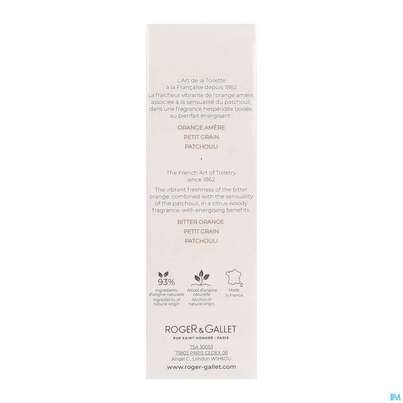 Sie sehen eine Packung Roger&gallet Bois D'orange Duftendes Wohlfühl-wasser 30ml, Produktbild: 08 Roger&gallet Bois D'orange Duftendes Wohlfühl-wasser 30ml, A-Nr.: 5668530 - 08